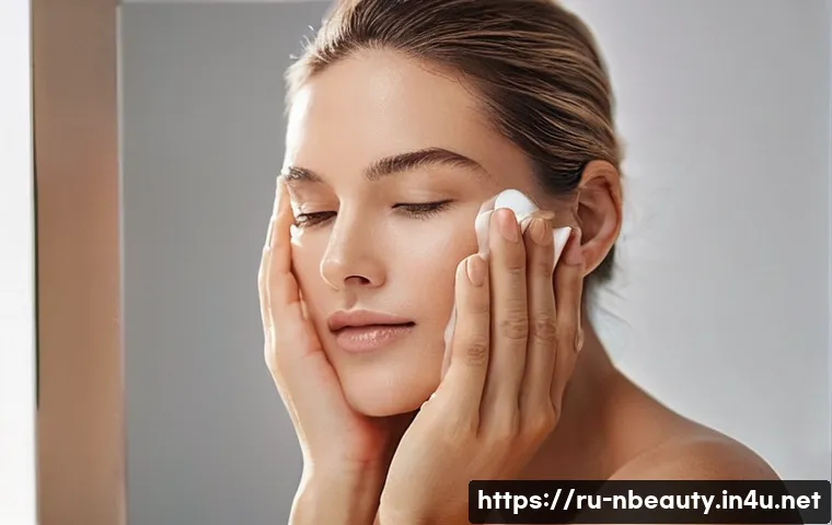 천연화장품 오일과 에센스 차이 - **Prompt 1: The Essential Layering Ritual**
"A serene young to middle-aged woman, with features ...